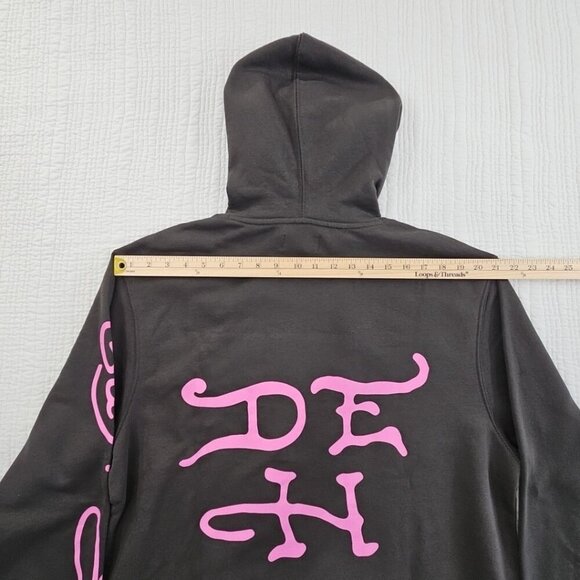 Ed Hardy Hoodie Men's L Black Pullover Sweatshirt Skull Grunge Goth Skate NEW - Picture 10 of 14